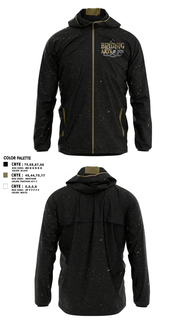 Windbreaker, Binding Arts Jiu Jitsu, , Teamtime, Team time, sublimation, custom sports apparel, team uniforms, spirit wear, spiritwear, sports uniforms, custom shirts, team store, custom team store, fundraiser sports, apparel fundraiser