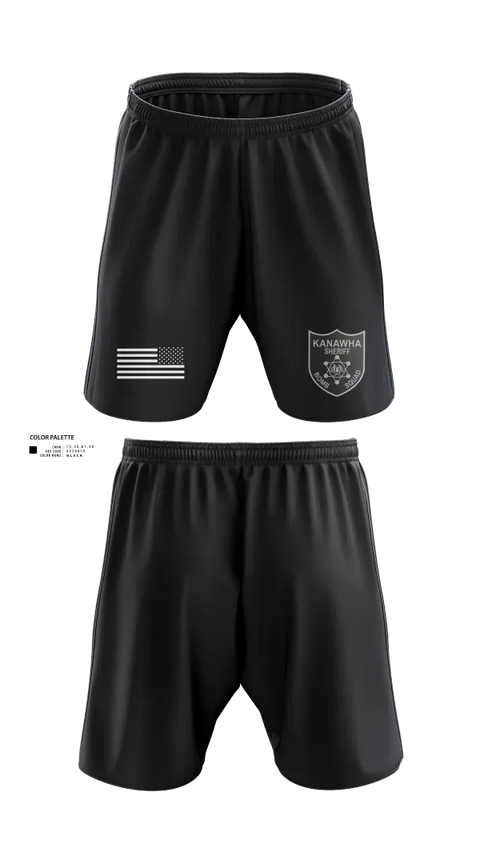 Athletic Shorts With Pockets, Kanawha Sheriff Bomb Squad, Police, Teamtime, Team time, sublimation, custom sports apparel, team uniforms, spirit wear, spiritwear, sports uniforms, custom shirts, team store, custom team store, fundraiser sports, apparel fundraiser