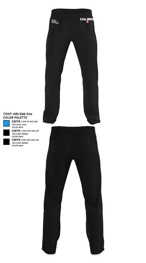 Sweatpants, 11th MDB, Army, Teamtime, Team time, sublimation, custom sports apparel, team uniforms, spirit wear, spiritwear, sports uniforms, custom shirts, team store, custom team store, fundraiser sports, apparel fundraiser