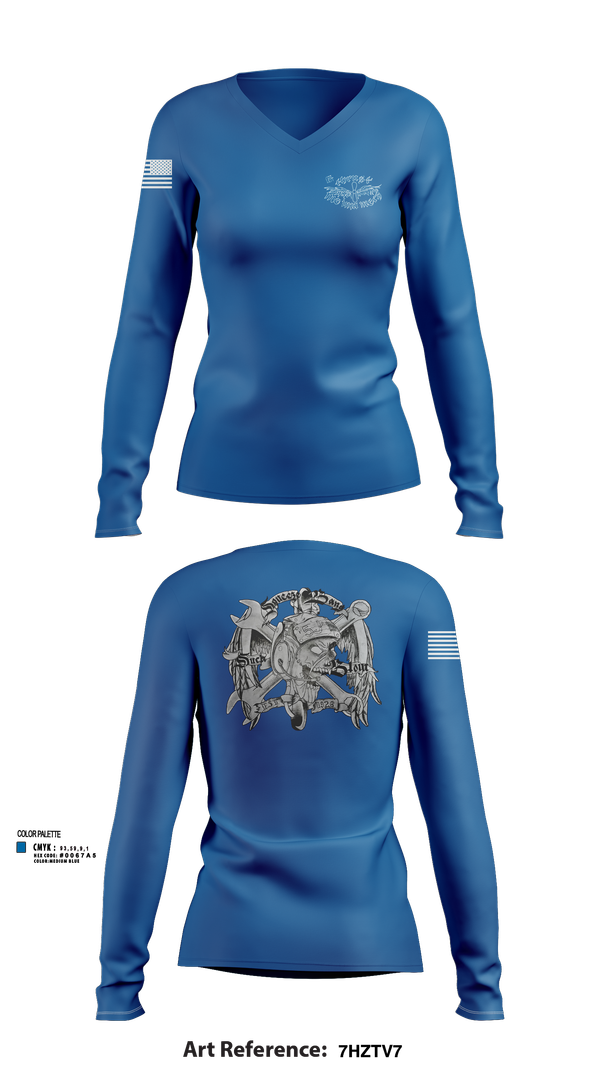 Womens Long Sleeve Vneck Shirt, Vfa 122, , Teamtime, Team time, sublimation, custom sports apparel, team uniforms, spirit wear, spiritwear, sports uniforms, custom shirts, team store, custom team store, fundraiser sports, apparel fundraiser