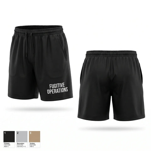 Athletic Shorts With Pockets, Fugitive Operations, Police, Teamtime, Team time, sublimation, custom sports apparel, team uniforms, spirit wear, spiritwear, sports uniforms, custom shirts, team store, custom team store, fundraiser sports, apparel fundraiser
