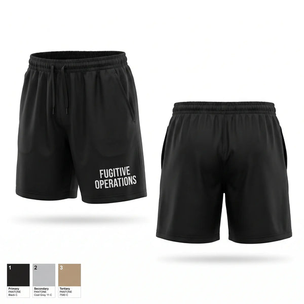 Athletic Shorts With Pockets, Fugitive Operations, Police, Teamtime, Team time, sublimation, custom sports apparel, team uniforms, spirit wear, spiritwear, sports uniforms, custom shirts, team store, custom team store, fundraiser sports, apparel fundraiser
