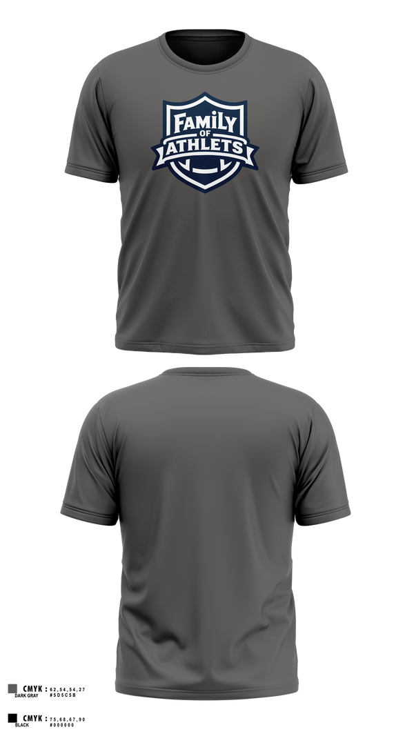 Short Sleeve Performance Shirt, Family Of Athletes, , Teamtime, Team time, sublimation, custom sports apparel, team uniforms, spirit wear, spiritwear, sports uniforms, custom shirts, team store, custom team store, fundraiser sports, apparel fundraiser
