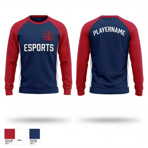 Crew Neck Sweatshirt, Sturgeon Bay High School, E-Sports, Teamtime, Team time, sublimation, custom sports apparel, team uniforms, spirit wear, spiritwear, sports uniforms, custom shirts, team store, custom team store, fundraiser sports, apparel fundraiser