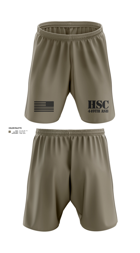 Athletic Shorts With Pockets, HSC 449th ASB, National Guard, Teamtime, Team time, sublimation, custom sports apparel, team uniforms, spirit wear, spiritwear, sports uniforms, custom shirts, team store, custom team store, fundraiser sports, apparel fundraiser