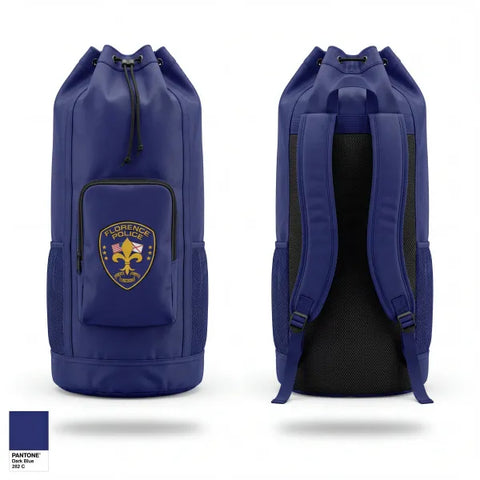Gear Bag, Florence police department, Police, Teamtime, Team time, sublimation, custom sports apparel, team uniforms, spirit wear, spiritwear, sports uniforms, custom shirts, team store, custom team store, fundraiser sports, apparel fundraiser
