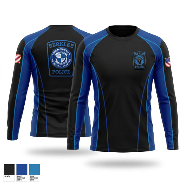 Long Sleeve Performance Shirt, Berklee Police, Police, Teamtime, Team time, sublimation, custom sports apparel, team uniforms, spirit wear, spiritwear, sports uniforms, custom shirts, team store, custom team store, fundraiser sports, apparel fundraiser