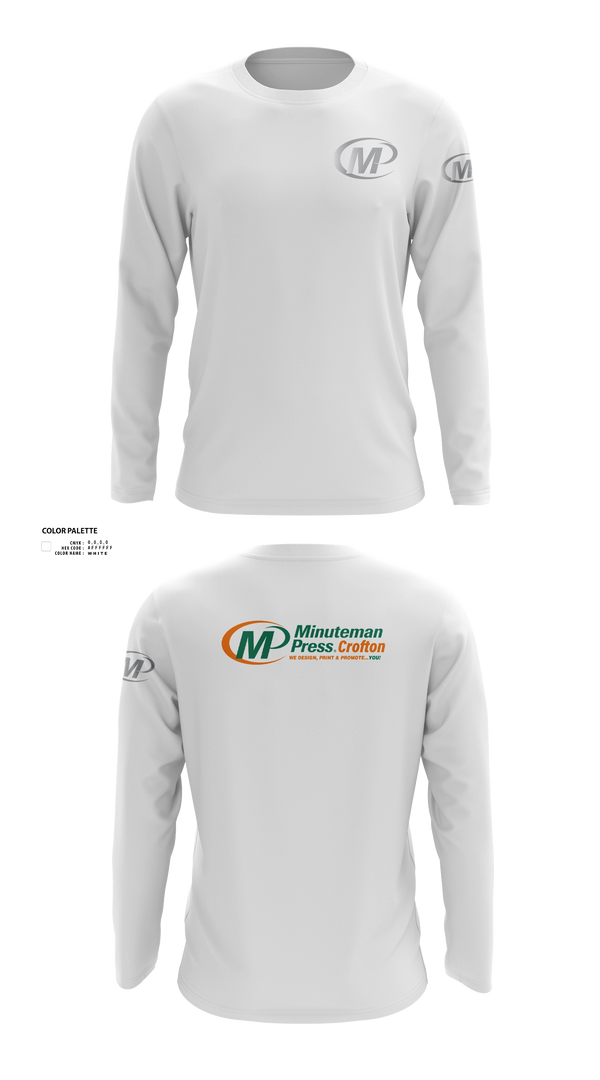 Long Sleeve Performance Shirt, LaTasha Ward - Minuteman Press Crofton , , Teamtime, Team time, sublimation, custom sports apparel, team uniforms, spirit wear, spiritwear, sports uniforms, custom shirts, team store, custom team store, fundraiser sports, apparel fundraiser