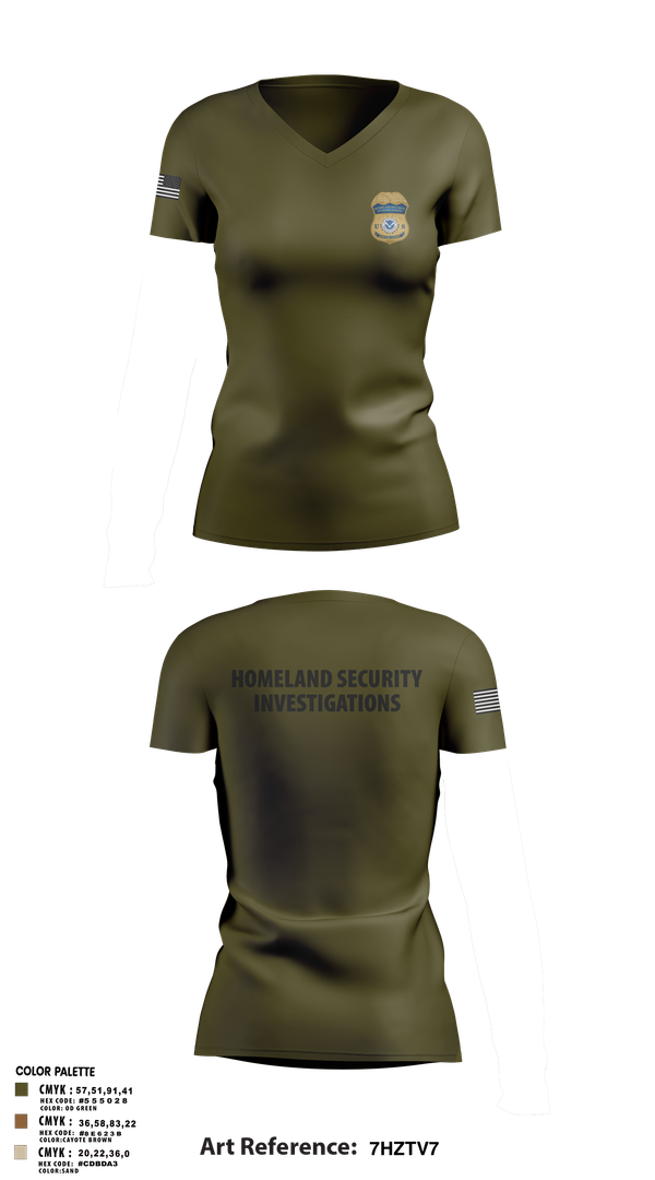 Womens Short Sleeve Vneck Shirt, HSI, , Teamtime, Team time, sublimation, custom sports apparel, team uniforms, spirit wear, spiritwear, sports uniforms, custom shirts, team store, custom team store, fundraiser sports, apparel fundraiser