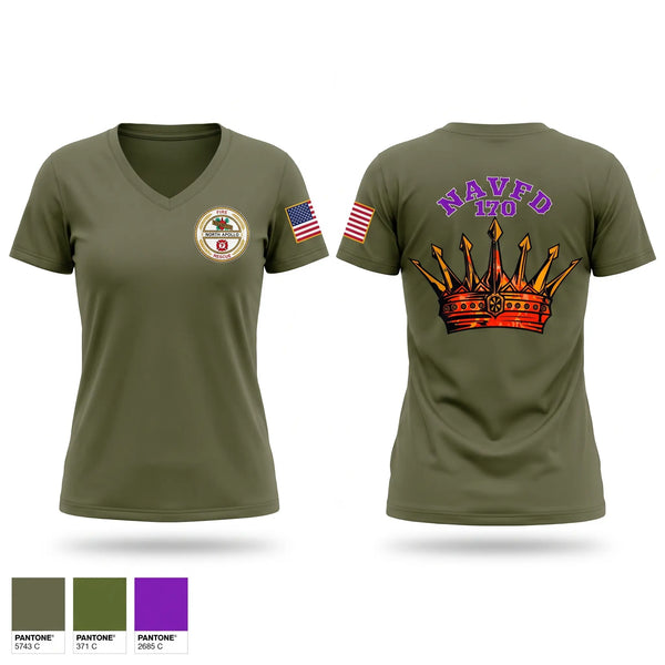 Womens Short Sleeve Vneck Shirt, North Apollo VFD, Fire Department, Teamtime, Team time, sublimation, custom sports apparel, team uniforms, spirit wear, spiritwear, sports uniforms, custom shirts, team store, custom team store, fundraiser sports, apparel fundraiser