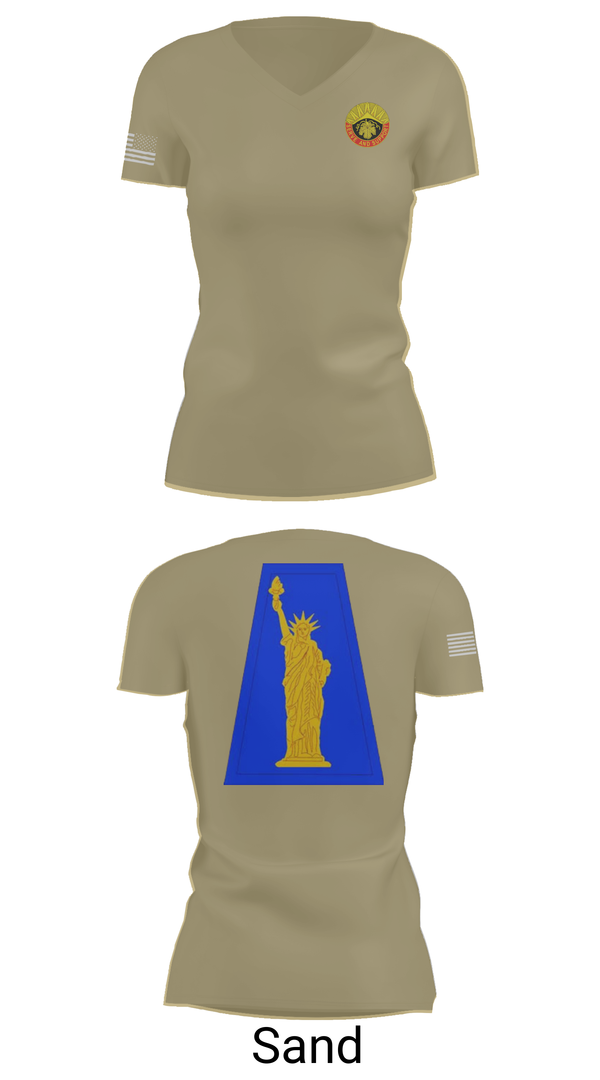 Womens Short Sleeve Vneck Shirt, 389th CSSB, , Teamtime, Team time, sublimation, custom sports apparel, team uniforms, spirit wear, spiritwear, sports uniforms, custom shirts, team store, custom team store, fundraiser sports, apparel fundraiser