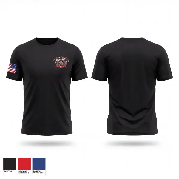 Short Sleeve Performance Shirt, Osage County Fire District #4, Fire Department, Teamtime, Team time, sublimation, custom sports apparel, team uniforms, spirit wear, spiritwear, sports uniforms, custom shirts, team store, custom team store, fundraiser sports, apparel fundraiser