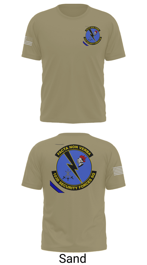 Short Sleeve Performance Shirt, 103d SECURITY FORCES SQUADRON, , Teamtime, Team time, sublimation, custom sports apparel, team uniforms, spirit wear, spiritwear, sports uniforms, custom shirts, team store, custom team store, fundraiser sports, apparel fundraiser