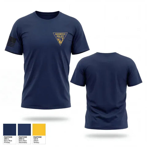 Old School Cotton Feel Shirt, Haddonfield Police, Police, Teamtime, Team time, sublimation, custom sports apparel, team uniforms, spirit wear, spiritwear, sports uniforms, custom shirts, team store, custom team store, fundraiser sports, apparel fundraiser