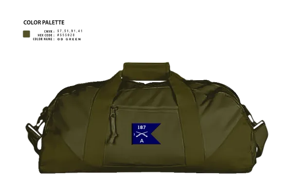 Duffle Bag, 187 infantry, , Teamtime, Team time, sublimation, custom sports apparel, team uniforms, spirit wear, spiritwear, sports uniforms, custom shirts, team store, custom team store, fundraiser sports, apparel fundraiser