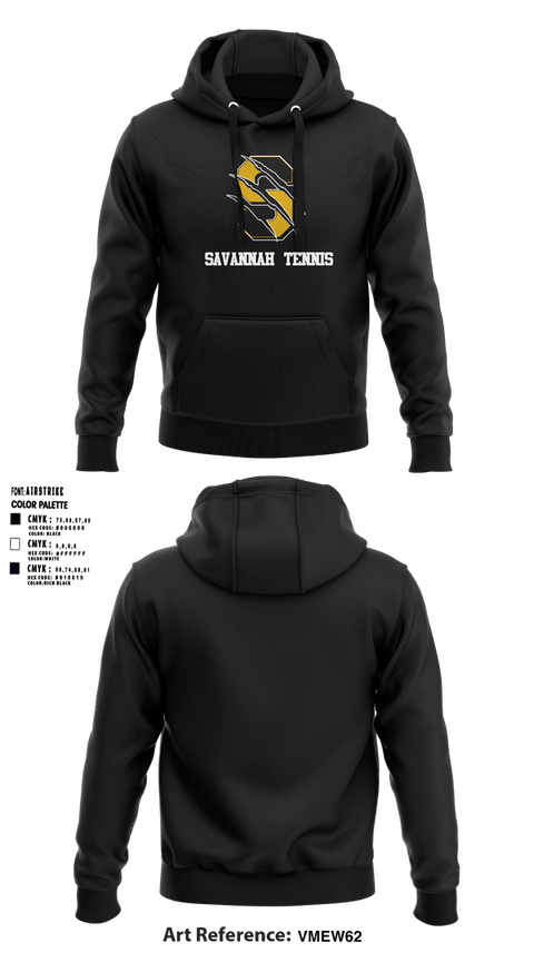 Hoodie, Savannah High School Tennis, Tennis, Teamtime, Team time, sublimation, custom sports apparel, team uniforms, spirit wear, spiritwear, sports uniforms, custom shirts, team store, custom team store, fundraiser sports, apparel fundraiser