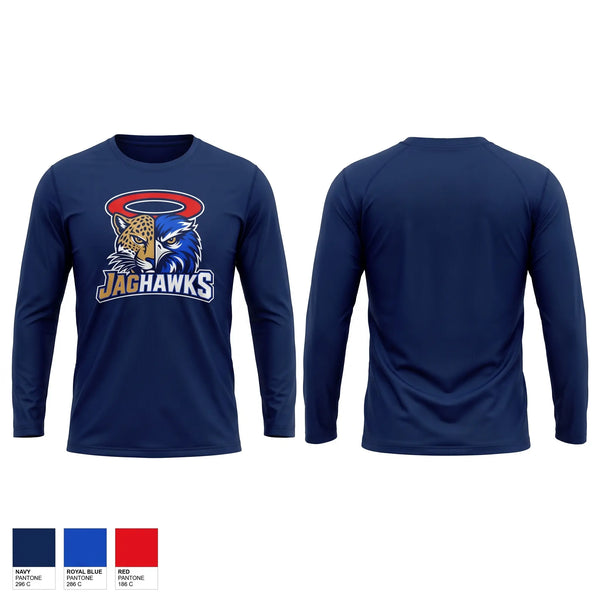 Long Sleeve Performance Shirt, JagHawks, Spirit Store, Teamtime, Team time, sublimation, custom sports apparel, team uniforms, spirit wear, spiritwear, sports uniforms, custom shirts, team store, custom team store, fundraiser sports, apparel fundraiser