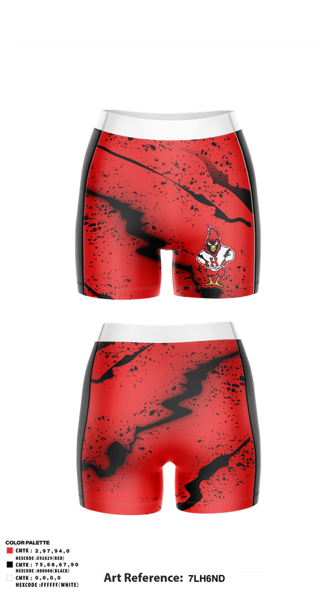 Track Shorts, Harvard Cardinals Volleyball, Women's Volleyball, Teamtime, Team time, sublimation, custom sports apparel, team uniforms, spirit wear, spiritwear, sports uniforms, custom shirts, team store, custom team store, fundraiser sports, apparel fundraiser