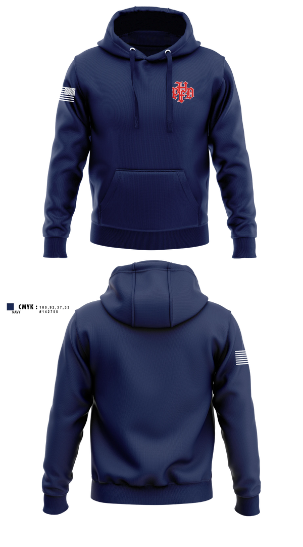Hoodie, Pleasant Hill Fire District, Fire Department, Teamtime, Team time, sublimation, custom sports apparel, team uniforms, spirit wear, spiritwear, sports uniforms, custom shirts, team store, custom team store, fundraiser sports, apparel fundraiser