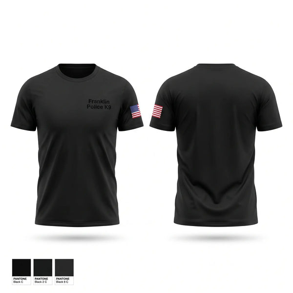 Short Sleeve Performance Shirt, Franklin Police K9, Police, Teamtime, Team time, sublimation, custom sports apparel, team uniforms, spirit wear, spiritwear, sports uniforms, custom shirts, team store, custom team store, fundraiser sports, apparel fundraiser