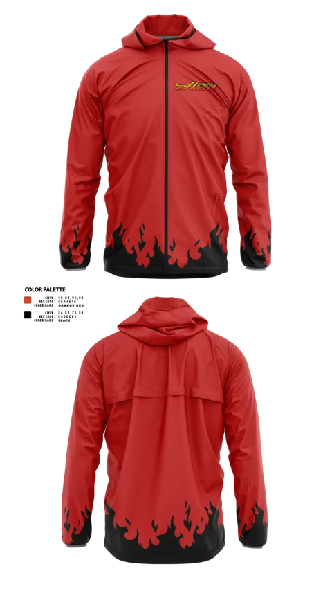 Windbreaker, Delmarva Heat, Softball, Teamtime, Team time, sublimation, custom sports apparel, team uniforms, spirit wear, spiritwear, sports uniforms, custom shirts, team store, custom team store, fundraiser sports, apparel fundraiser