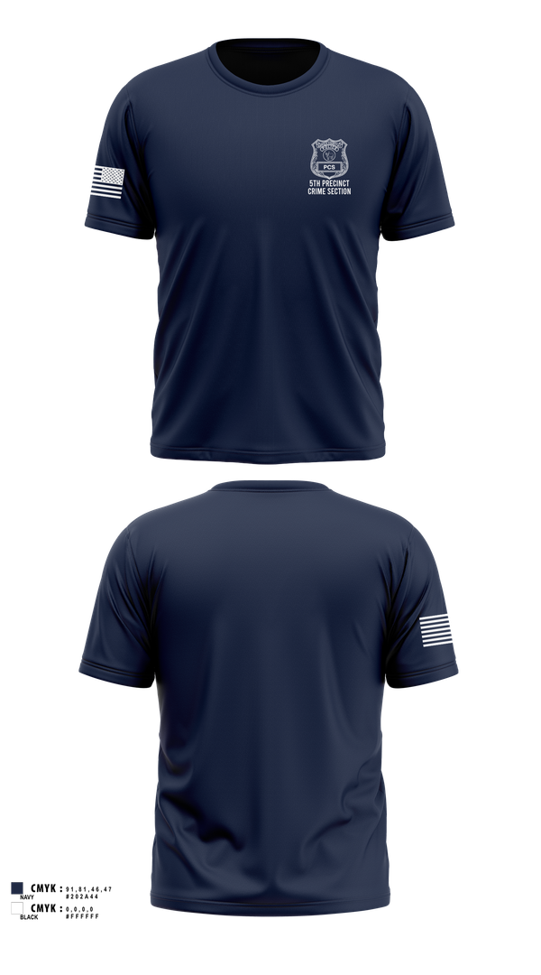 Short Sleeve Performance Shirt, 5th PCT Crime Section, , Teamtime, Team time, sublimation, custom sports apparel, team uniforms, spirit wear, spiritwear, sports uniforms, custom shirts, team store, custom team store, fundraiser sports, apparel fundraiser