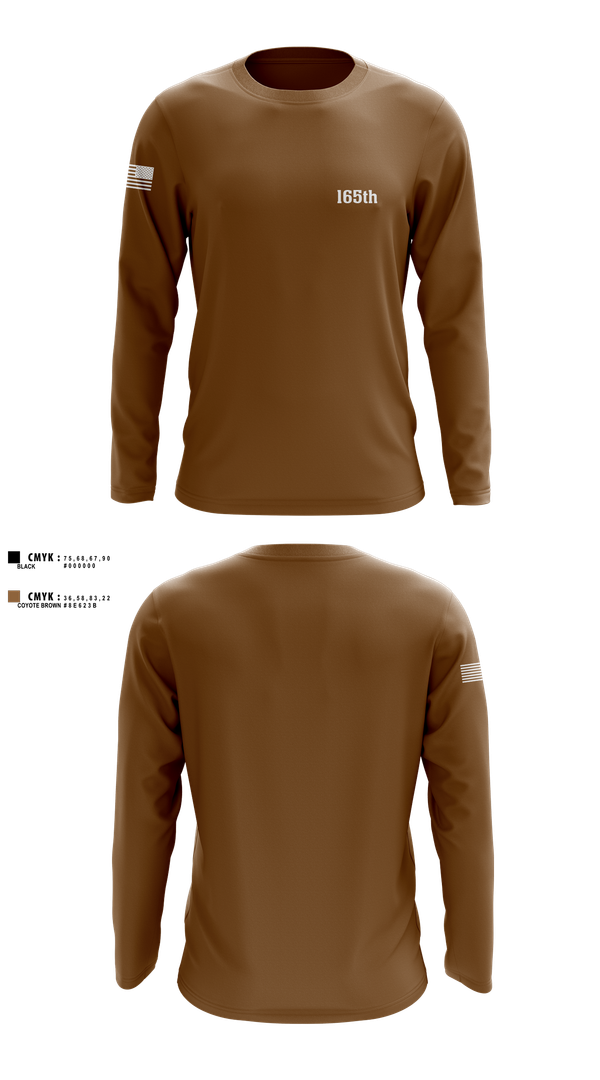 Long Sleeve Performance Shirt, 165th, Army, Teamtime, Team time, sublimation, custom sports apparel, team uniforms, spirit wear, spiritwear, sports uniforms, custom shirts, team store, custom team store, fundraiser sports, apparel fundraiser