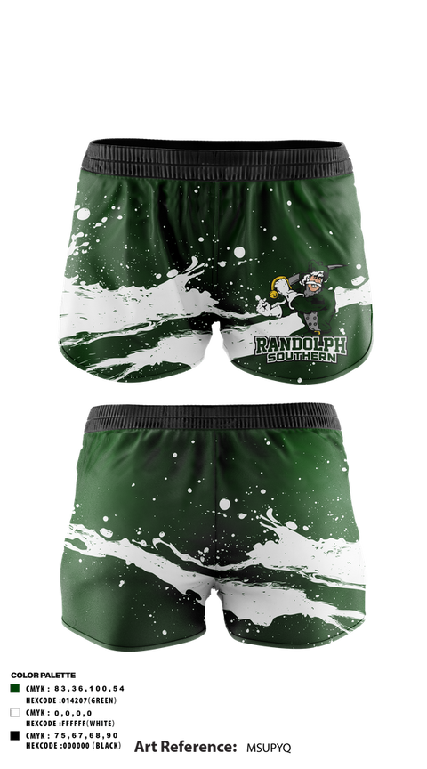 Track Shorts, Randolph Southern Senior High School, Spirit Store, Teamtime, Team time, sublimation, custom sports apparel, team uniforms, spirit wear, spiritwear, sports uniforms, custom shirts, team store, custom team store, fundraiser sports, apparel fundraiser