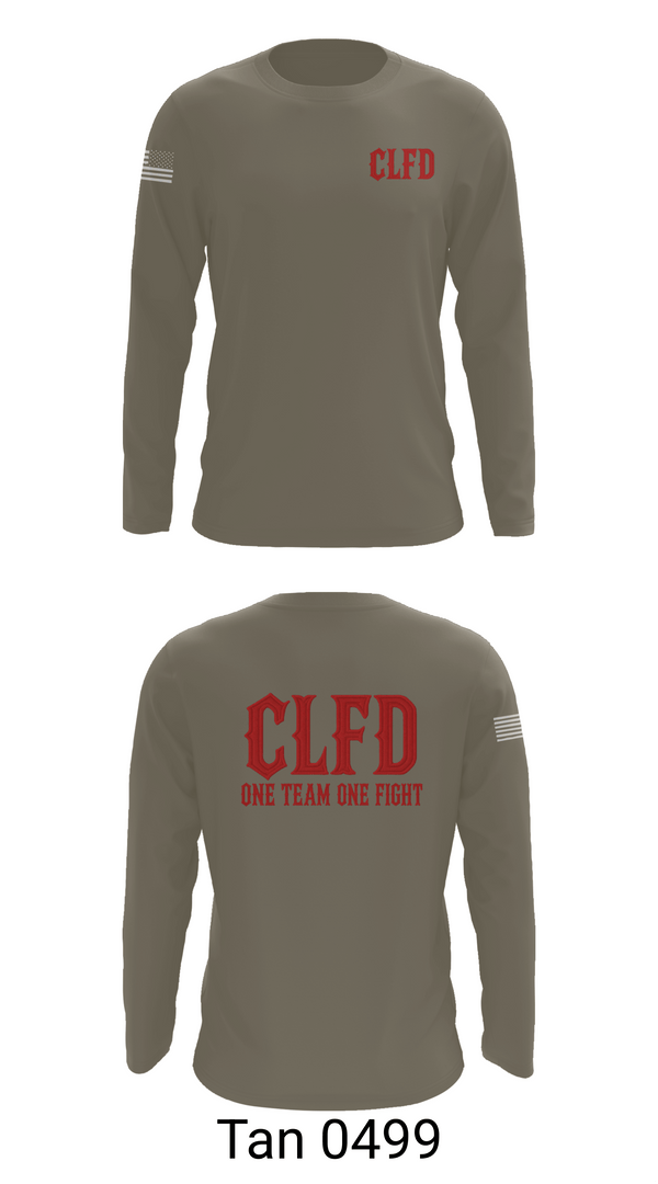 Long Sleeve Performance Shirt, CLFD, Fire Department, Teamtime, Team time, sublimation, custom sports apparel, team uniforms, spirit wear, spiritwear, sports uniforms, custom shirts, team store, custom team store, fundraiser sports, apparel fundraiser