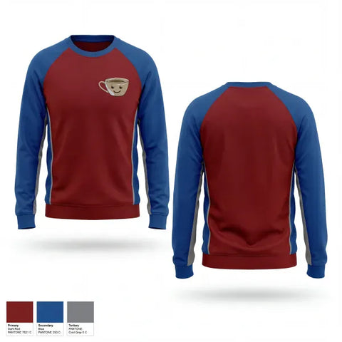 Crew Neck Sweatshirt, East Valley Bulls, Men's Lacrosse, Teamtime, Team time, sublimation, custom sports apparel, team uniforms, spirit wear, spiritwear, sports uniforms, custom shirts, team store, custom team store, fundraiser sports, apparel fundraiser