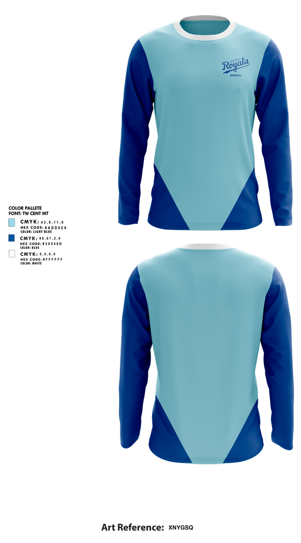 Long Sleeve Performance Shirt, Newtown Royals, Baseball, Teamtime, Team time, sublimation, custom sports apparel, team uniforms, spirit wear, spiritwear, sports uniforms, custom shirts, team store, custom team store, fundraiser sports, apparel fundraiser