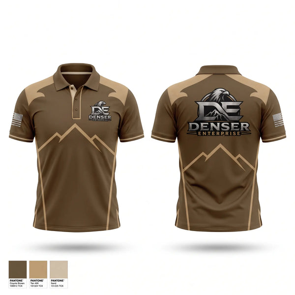 Short Sleeve Performance Polo, Denser Enterprise, , Teamtime, Team time, sublimation, custom sports apparel, team uniforms, spirit wear, spiritwear, sports uniforms, custom shirts, team store, custom team store, fundraiser sports, apparel fundraiser