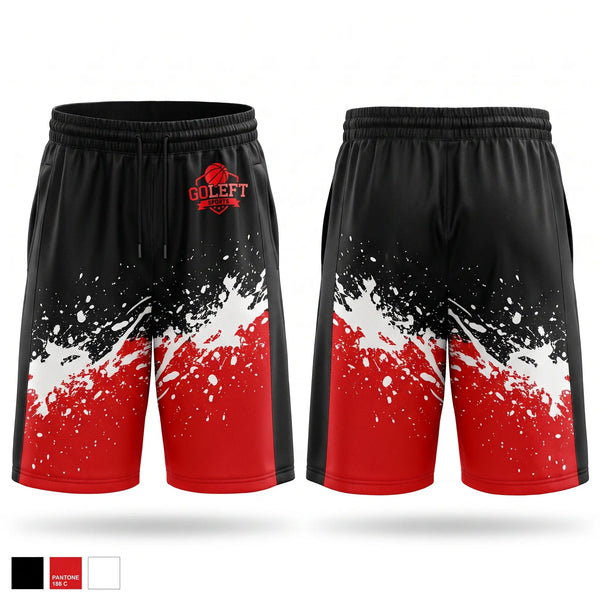 Mens Basketball Shorts, Go Left Sports, Men's Basketball, Teamtime, Team time, sublimation, custom sports apparel, team uniforms, spirit wear, spiritwear, sports uniforms, custom shirts, team store, custom team store, fundraiser sports, apparel fundraiser