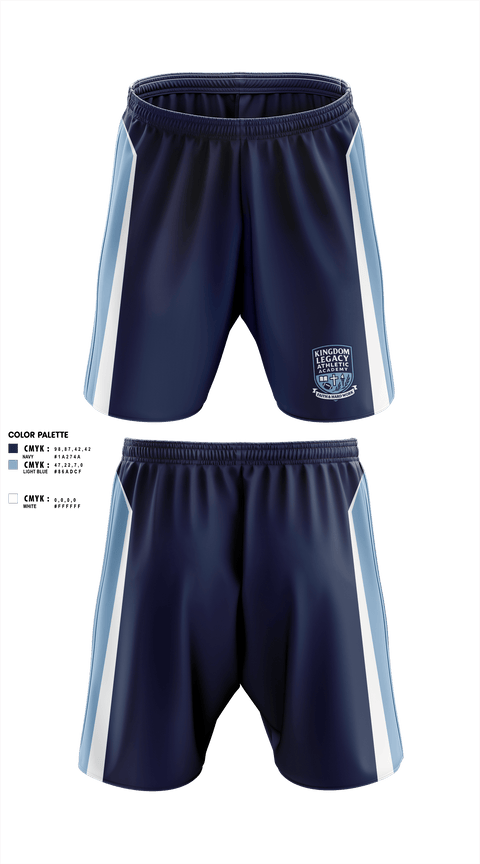 Athletic Shorts With Pockets, Kingdom Legacy Athletics Academy, , Teamtime, Team time, sublimation, custom sports apparel, team uniforms, spirit wear, spiritwear, sports uniforms, custom shirts, team store, custom team store, fundraiser sports, apparel fundraiser