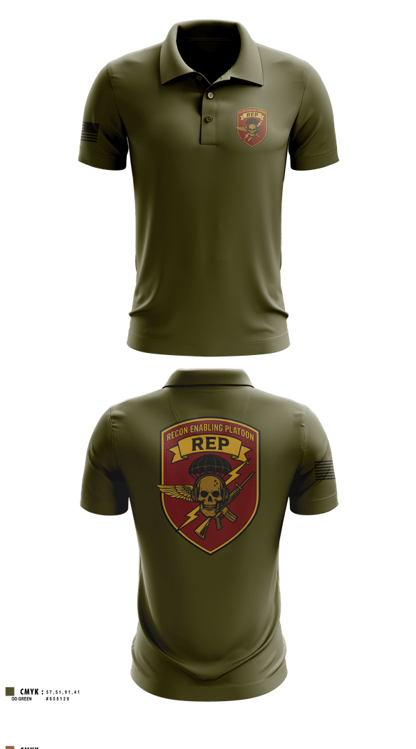 Short Sleeve Performance Polo, 3D Force Recon REP, Marines, Teamtime, Team time, sublimation, custom sports apparel, team uniforms, spirit wear, spiritwear, sports uniforms, custom shirts, team store, custom team store, fundraiser sports, apparel fundraiser