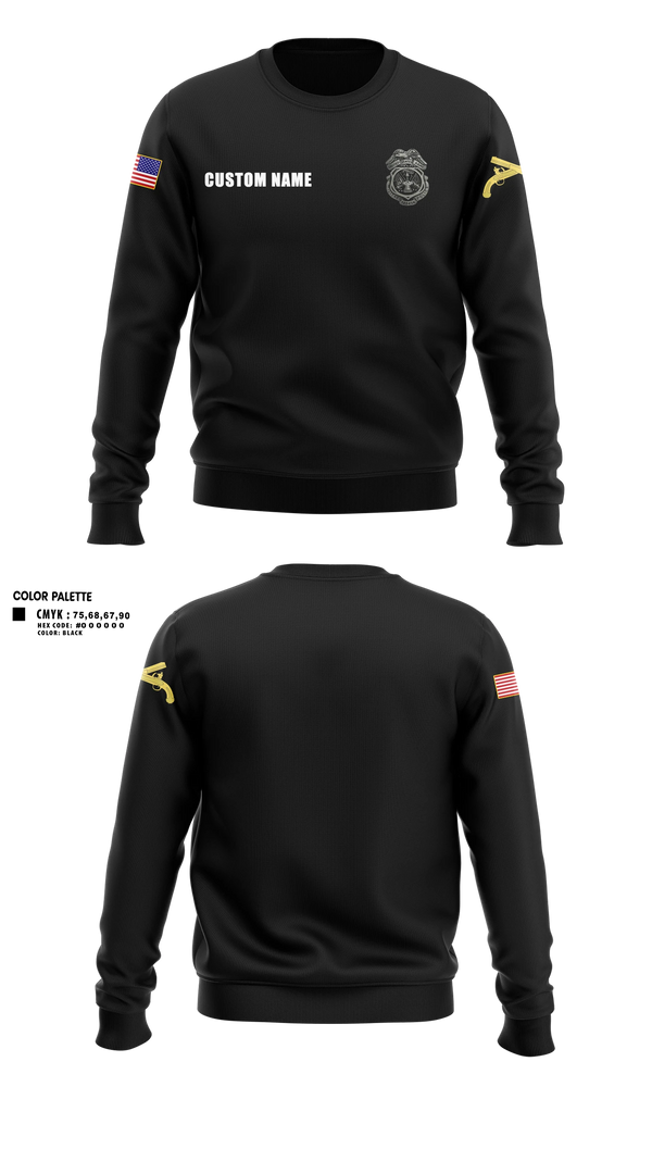 Crew Neck Sweatshirt, 13th MDBFort Jackson LEA, Army, Teamtime, Team time, sublimation, custom sports apparel, team uniforms, spirit wear, spiritwear, sports uniforms, custom shirts, team store, custom team store, fundraiser sports, apparel fundraiser