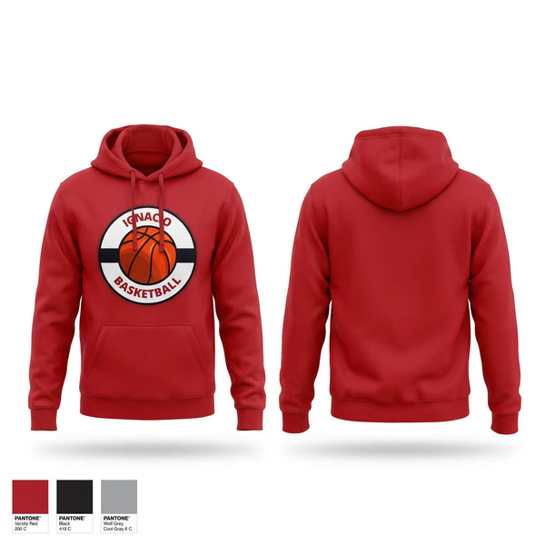 Hoodie, Ignacio Bobcats, Men's Basketball, Teamtime, Team time, sublimation, custom sports apparel, team uniforms, spirit wear, spiritwear, sports uniforms, custom shirts, team store, custom team store, fundraiser sports, apparel fundraiser