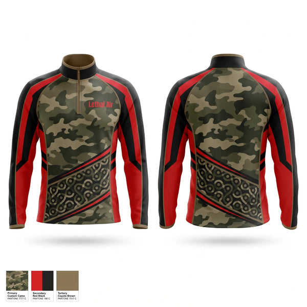 Quarter Zip Jacket, Lethal Air, E-Sports, Teamtime, Team time, sublimation, custom sports apparel, team uniforms, spirit wear, spiritwear, sports uniforms, custom shirts, team store, custom team store, fundraiser sports, apparel fundraiser