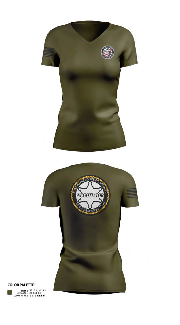 Womens Short Sleeve Vneck Shirt, CRT, Police, Teamtime, Team time, sublimation, custom sports apparel, team uniforms, spirit wear, spiritwear, sports uniforms, custom shirts, team store, custom team store, fundraiser sports, apparel fundraiser