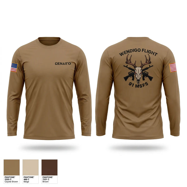 Long Sleeve Performance Shirt, 91 MSFS, Air Force, Teamtime, Team time, sublimation, custom sports apparel, team uniforms, spirit wear, spiritwear, sports uniforms, custom shirts, team store, custom team store, fundraiser sports, apparel fundraiser