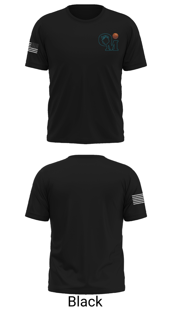 Old School Cotton Feel Shirt, Organ Mountain Knights Basketball, Men's Basketball, Teamtime, Team time, sublimation, custom sports apparel, team uniforms, spirit wear, spiritwear, sports uniforms, custom shirts, team store, custom team store, fundraiser sports, apparel fundraiser