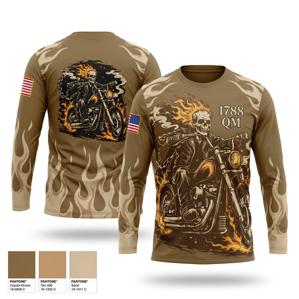 Long Sleeve Performance Shirt, 1788 QM, Army, Teamtime, Team time, sublimation, custom sports apparel, team uniforms, spirit wear, spiritwear, sports uniforms, custom shirts, team store, custom team store, fundraiser sports, apparel fundraiser