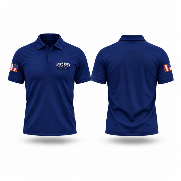 Short Sleeve Performance Polo, CCPD, Police, Teamtime, Team time, sublimation, custom sports apparel, team uniforms, spirit wear, spiritwear, sports uniforms, custom shirts, team store, custom team store, fundraiser sports, apparel fundraiser