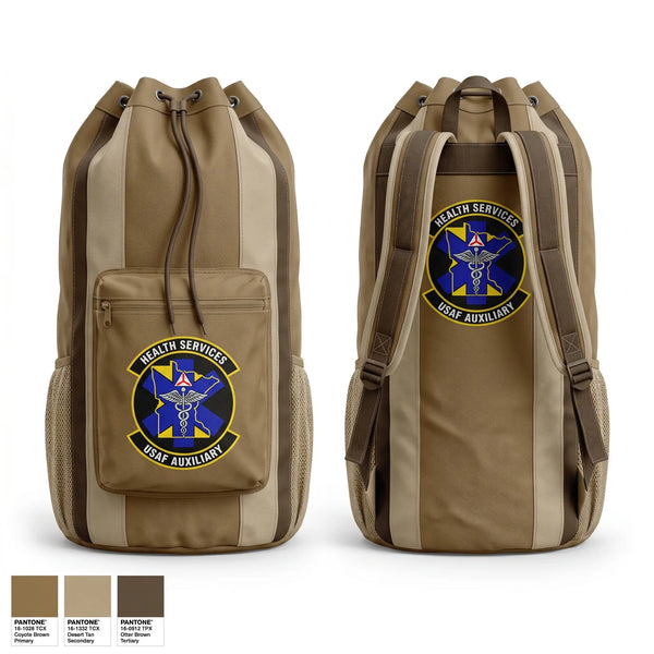 Gear Bag, Civil Air Patrol Minnesota Wing Health Service, Air Force, Teamtime, Team time, sublimation, custom sports apparel, team uniforms, spirit wear, spiritwear, sports uniforms, custom shirts, team store, custom team store, fundraiser sports, apparel fundraiser