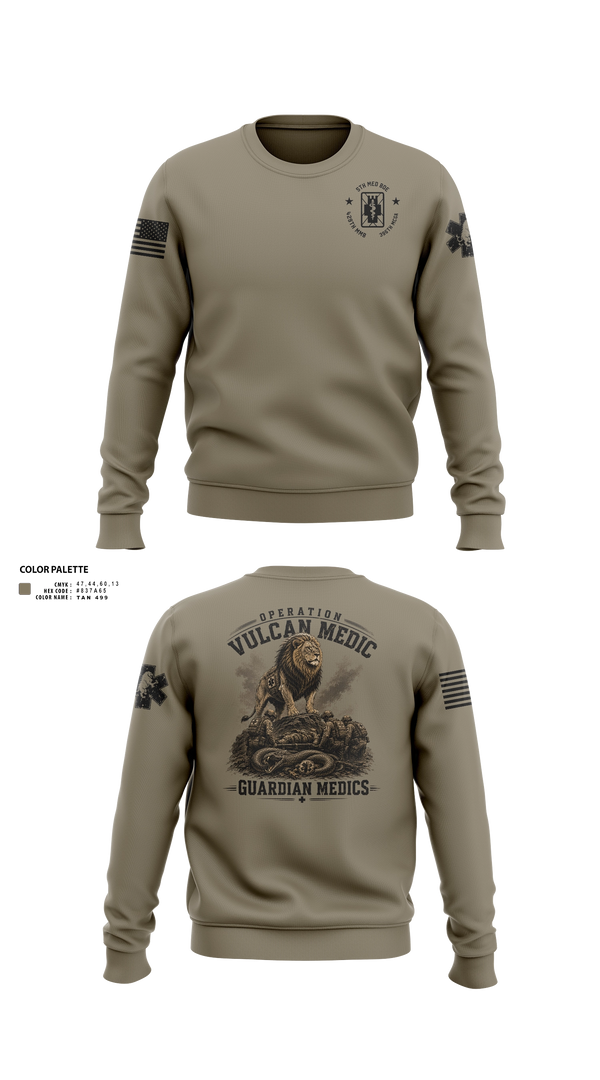 Crew Neck Sweatshirt, 396th MCGA, Army, Teamtime, Team time, sublimation, custom sports apparel, team uniforms, spirit wear, spiritwear, sports uniforms, custom shirts, team store, custom team store, fundraiser sports, apparel fundraiser