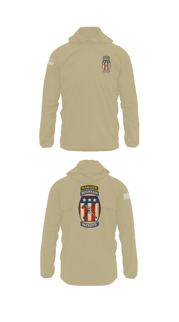 Windbreaker, 2-47 infantry 3rd BRG 10th MTN, Army, Teamtime, Team time, sublimation, custom sports apparel, team uniforms, spirit wear, spiritwear, sports uniforms, custom shirts, team store, custom team store, fundraiser sports, apparel fundraiser