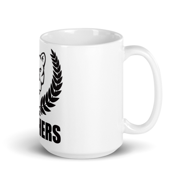 Panthers 50004080 White Glossy Mug - Medium