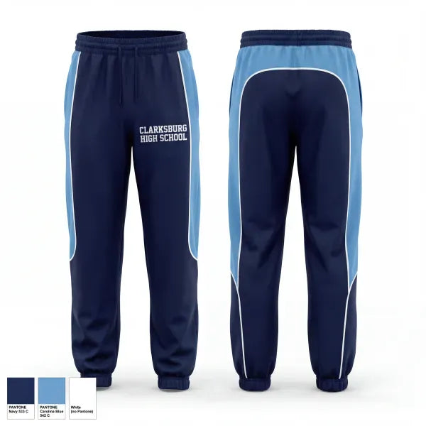 Sweatpants, Clarksburg High School, , Teamtime, Team time, sublimation, custom sports apparel, team uniforms, spirit wear, spiritwear, sports uniforms, custom shirts, team store, custom team store, fundraiser sports, apparel fundraiser