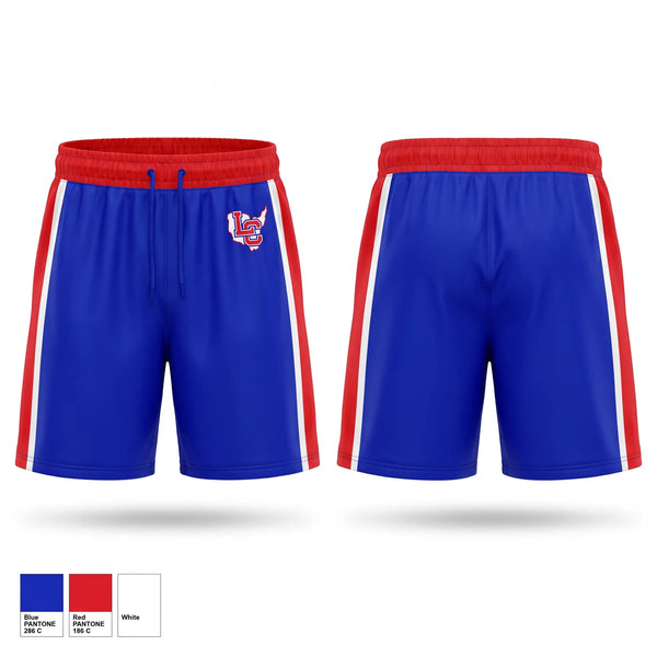 Athletic Shorts With Pockets, Lewis County Lions, , Teamtime, Team time, sublimation, custom sports apparel, team uniforms, spirit wear, spiritwear, sports uniforms, custom shirts, team store, custom team store, fundraiser sports, apparel fundraiser