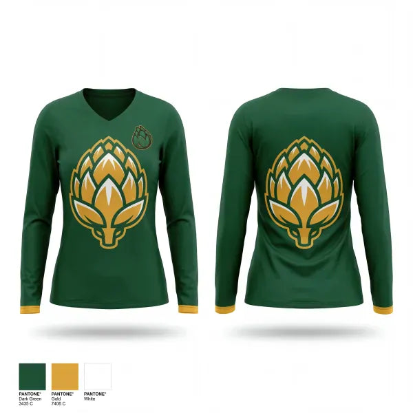 Womens Long Sleeve Vneck Shirt, Scottsdale CC, Women's Soccer, Teamtime, Team time, sublimation, custom sports apparel, team uniforms, spirit wear, spiritwear, sports uniforms, custom shirts, team store, custom team store, fundraiser sports, apparel fundraiser